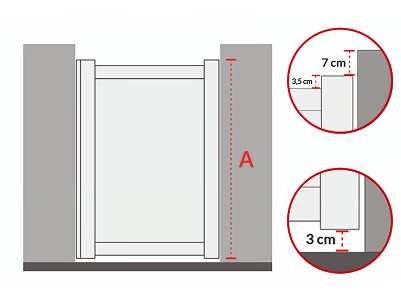 Dimensions porte de Garage
