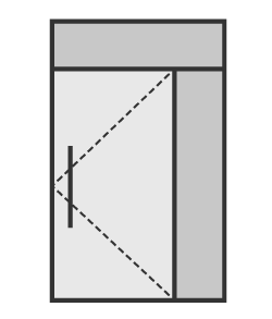 Tierce droite avec imposte
