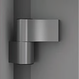 Paumelles assorties à la porte