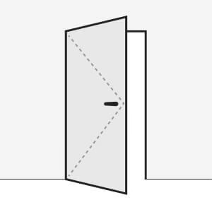 Ouverture sur la droite vers l’extérieur