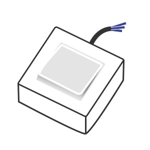 Bouton poussoir intérieur